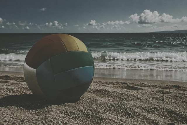 Beach photograph with Ansel Adams style