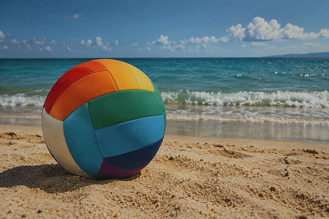 Beach photograph with Church Soft style