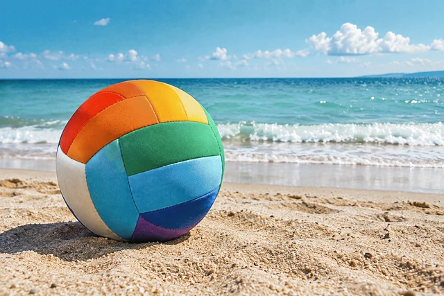 Beach photograph with Chrome style