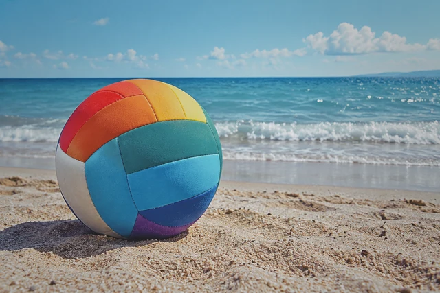 Beach photograph with Matte style