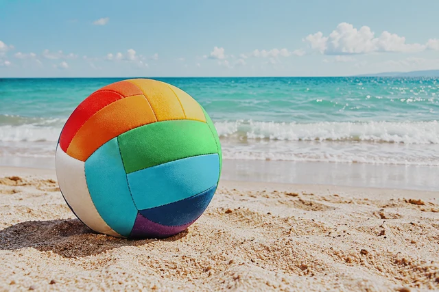 Beach photograph with Warm style