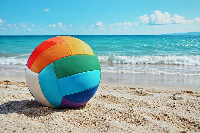 Beach photograph with Late Summer Contrast style